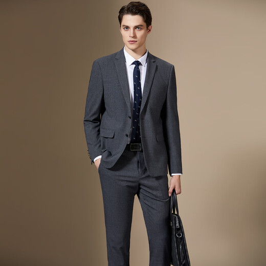 Antonio [two-piece set/suit trousers] slim-fit professional formal work clothes men's two-piece suit dress