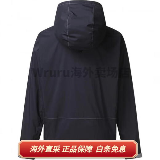 萨洛蒙（Salomon）Ridge 户外防水防风舒适连帽长袖夹克外套 男女同款 黑色 黑色 S