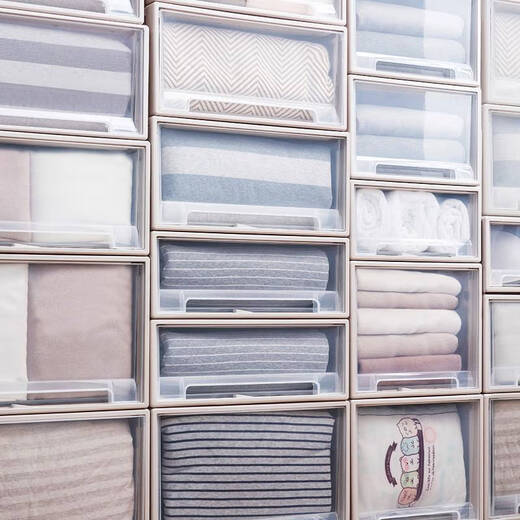 Yonghuan Lagerschrank Schubladenstil Haushaltsgarderobe Aufbewahrungsbox Kunststoff verdickter kombinierter Aufbewahrungsschrank Aufbewahrungsschrank E3523 Exportmodelltiefe 47 Breite 35 Höhe 23 Drei Pakete Popularität Popularität Popularität