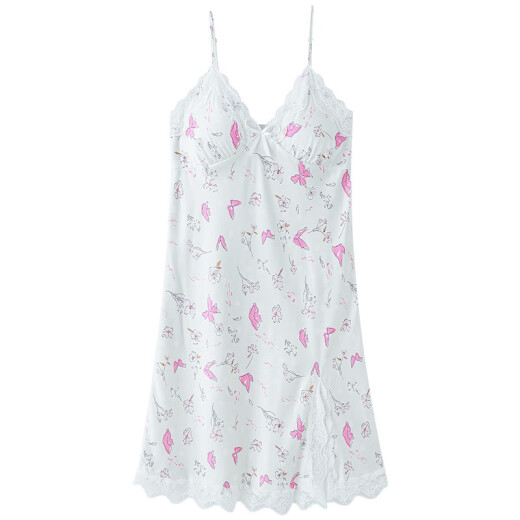 Modal de verano de verano y nieve seda sexy camisón para mujeres con almohadilla de pecho pura y sexy sin mangas falda fina fría falda casera a11964 m estilo femenino