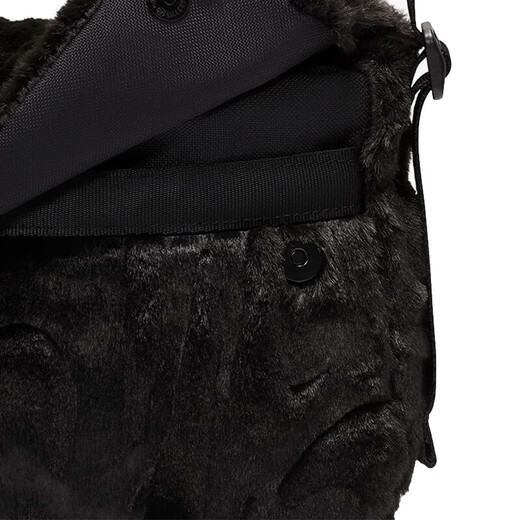 
Nike (NIKE) shoulder bag men's bag women's bag outdoor sports bag student casual bag plush shoulder crossbody bag FZ1326-010 black all size