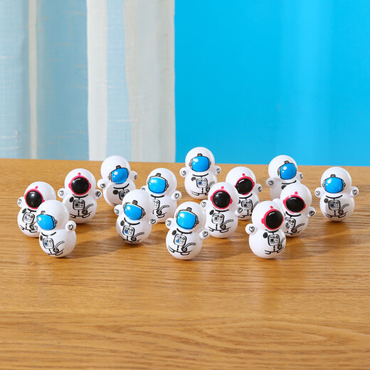 OIMG Astronaut Tumbler Astronaut Small Gift Desktop Ornament Children's Cute Cartoon Creative Decompression Toy Astronaut Tumbler 30 Pack