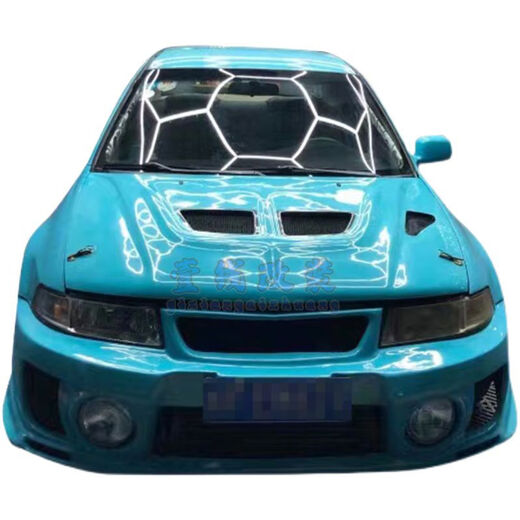 Yusenyi Southeast large surround modification Mitsubishi front bumper, rear bumper, side skirts, rear wing, hood, wide body and narrow body modification, CK2 front bumper fiberglass