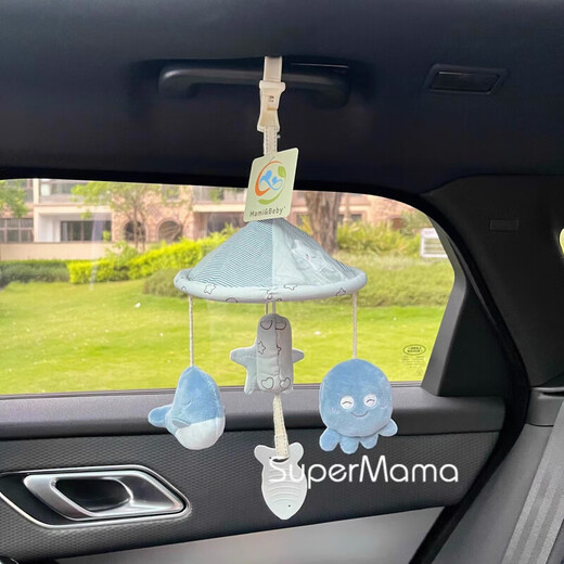 Creation trick baby stroller toy pendant baby soothing bedside bell wind chime car child safety seat car hanging rattle bunny pendant