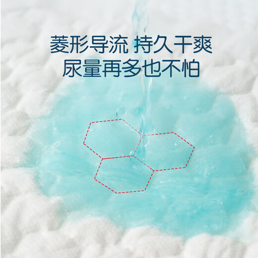 安可新婴儿T型尿片三角巾一次性新生儿尿布隔尿垫巾防水纸尿片 绑带款M码-80片(适用4-7.5kg)