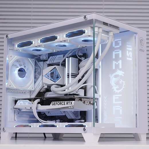 微星（MSI）全家桶AMD锐龙9900X游戏主机电脑台式机组装电脑主机DIY整机白色海景房组装机 配置一9900X/16G/500G