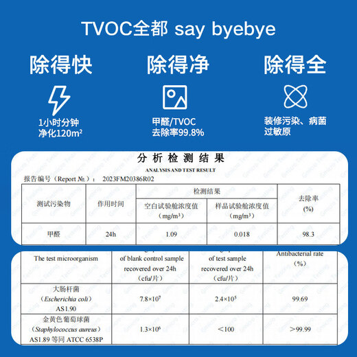 Lanchuang adapts to Berk air purifier HEPA activated carbon filter KJ1000F-D9L filter element two-piece set