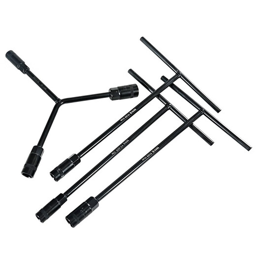 Yiererto Socket Wrench CRV T-förmiger multifunktionaler hexagonaler Socket-Reifenschlüssel T-Typ Y-förmiger Sockelschlüsselwerkzeug Y-förmiger Durchmesser 9-11-13mm YT-1585