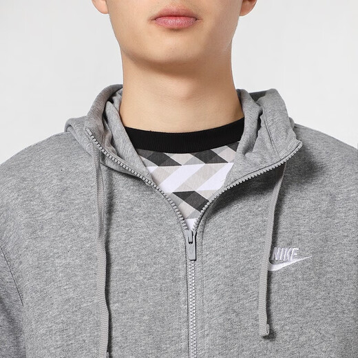 耐克（NIKE）男装 夏季新款户外骑行服舒适跑步运动服连帽休闲上衣夹克风衣 BV2649-063 M L【175-180c130-140斤】