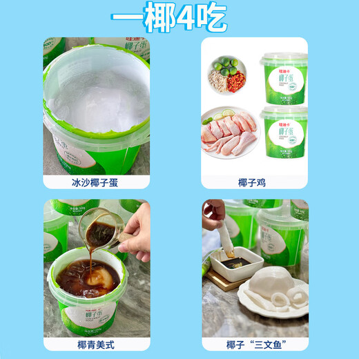 Frozen Thai coconut egg cuddle bucket 500g