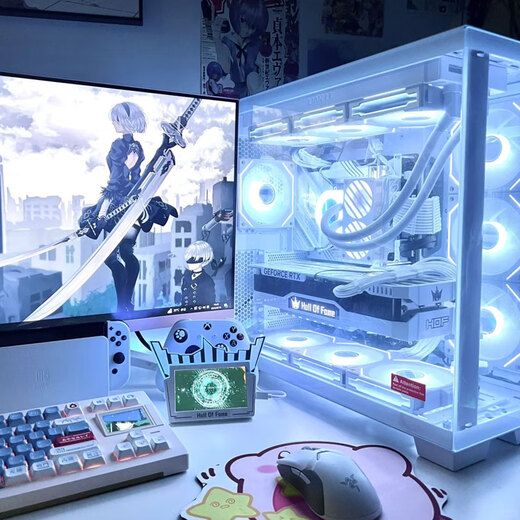 LIANLIR7 9800X3D/R7 9700X/i5 14600KF/RTX5070/ RTX5060 e-sports game live rendering design host desktop assembly computer DIY complete machine configuration one R7 9800X3D+RTX5070