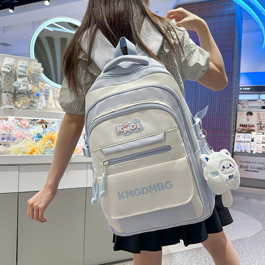 Nuevo valor de alto valor, gran capacidad, INS, Reducir la carga, el color de la moda, la bolsa de la escuela versátil, el cumpleaños de la escuela secundaria y la secundaria.