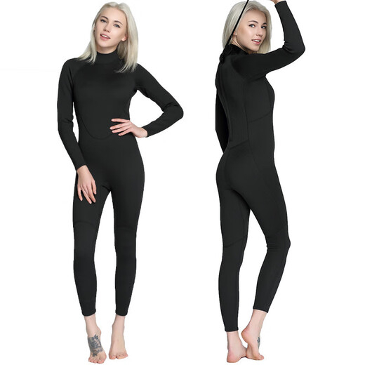 Shantou Lincun 2mm neoprene one-piece wetsuit surfing suit cold-proof diving swimsuit outdoor beach wetsuit MY056 Men's S