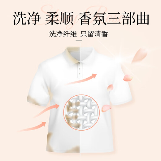 Lion Nanole fragrance laundry detergent floral and fruity 900g+500g*4 long-lasting fragrance, antibacterial and mite removal