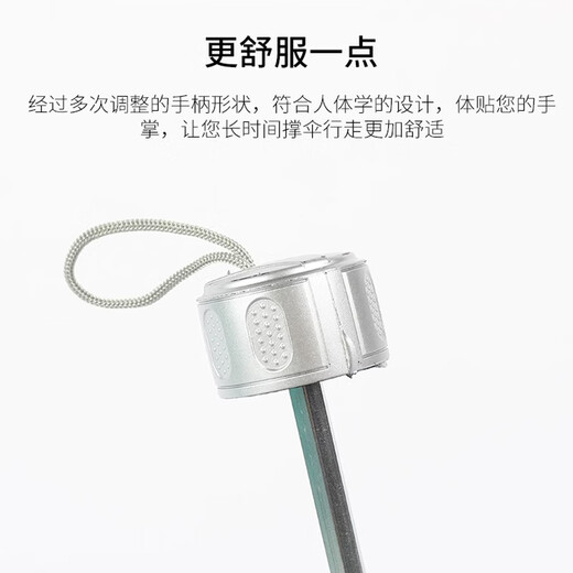 Hot-selling million-dollar 8-bone manual folding black plastic sun protection and UV protection umbrella for both rain and shine, manual 7-bone silver plastic color random