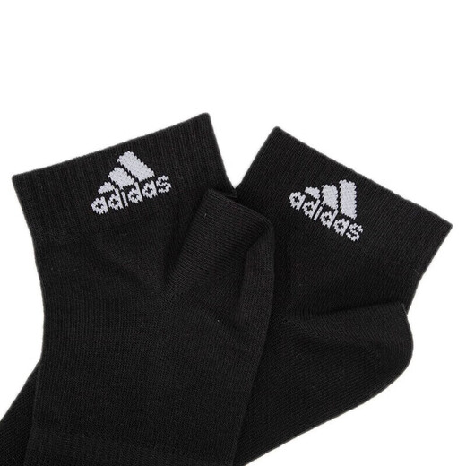 阿迪达斯（adidas）官方袜子男袜女袜春秋款新款休闲袜跑步舒适透气针织吸汗袜子 IC1278/一双装 S（适合35-38码）