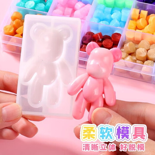 奶油胶咕卡套装女孩豪华版新年古卡儿童玩具diy材料全套生日礼物 至尊1355件（送3层箱+挂架+积木）