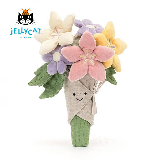 JellyCat Original Fun Series Bouquet von Blumenpuppen süße Plüschspielzeuggeschenke 520 Geschenke 31 cm