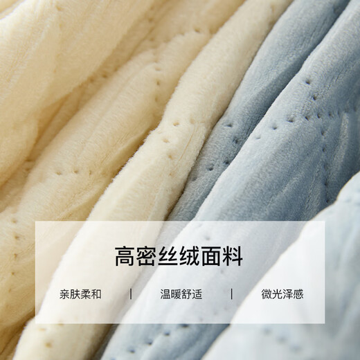 范思蓝恩小香风轻薄丝绒羽绒服女2024秋冬新款外套24FY14135 可可白 M