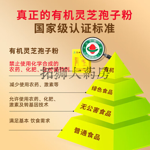 Beijing Tongrentang Red Zhisheng Huoshan Breaking Wall Ganoderma lucidum Spore Powder Enhances immunity and resistance Gifts for middle-aged and elderly people 3 boxes 30 bags
