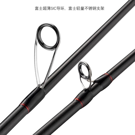 DMX路亚竿氢韧轻量虫竿精细作钓高感度远投竞技黑坑野钓竿鲈鳜鱼翘嘴 2.03m S682L+/M 软木版