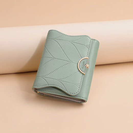 
viney cowhide women's wallet large capacity short clutch student multi-card coin wallet fashionable light luxury wallet money clip