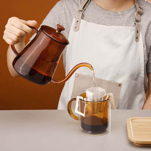 Circle Joy hanging ear coffee filter paper portable drip type hand brewing filter cup filter paper bag filter coffee powder filter bag 25 pieces