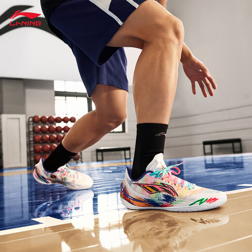 Li Ning Blade 5 V2 Introverted Artist丨Basketball Shoes Men's Shoes 2025 New Wear-Resistant Professional Sports Shoes ABAV059