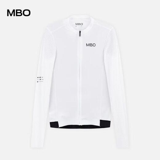 Meissenlan (MBO) MBO Meissenlan spring and autumn thin breathable sweat-absorbent cycling jersey for men and women, long-sleeved road cycling suit, aqua long-sleeved top (same style for men and women) 4XL