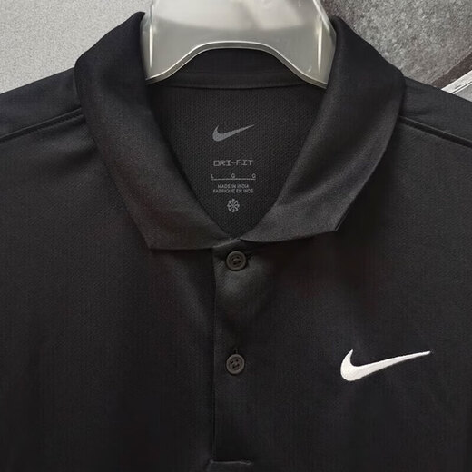 Nike (Nike) 2025 Sommerpolo-Hemd Schnell trockene Revers, kurzärmelige Männer, atmungsaktives T-Shirt Casual Top Black FN3895-010 S 100-120JIN [Jin entspricht 0,5 kg]