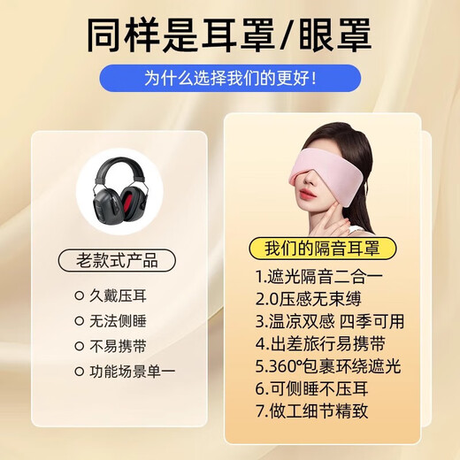 OEMG Eye Mask Sleeplocing Blocking Sleep Seny Изоляция ушная чашка для ушного артефакта шумопробранные ушные заглушки для спящего специального анти-шумного ланча.