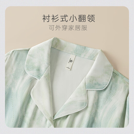 Gong Die Light and Soft Disney Puff Bear Couple Pajamas Women's Spring and Autumn Long Sleeve Ice and Snow Silk Men's Home Clothes