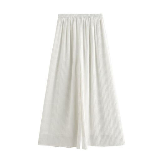 Chuyu Jacquard Textur lose Hose für Frauen für Frauen 2025 Sommer neuer Stil Lose und elegante Yamamoto Hosen Casual Hosen Reis Aprikosenfarbe m