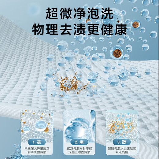 Mini lavadora totalmente automática de pared LittleSwan 3KG, cubo de agua, esterilización con vapor a alta temperatura, eliminación de ácaros con un solo clic, diseño sin dobleces, funcionamiento minimalista, lavado y secado integrados TD30M80W, esterilización y eliminación de ácaros