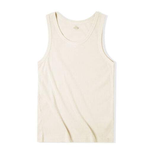 
Maden workwear American cotton vest men's fitness sports old man sweatshirt sleeveless T-shirt hurdle heavy threaded vest base off white [2 shots to save 5 yuan/summer wear] M (170)