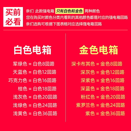 Schneider strong electric box Tianlang concealed 12/16/20/24/36 circuit open distribution box wiring box single row 20 circuits