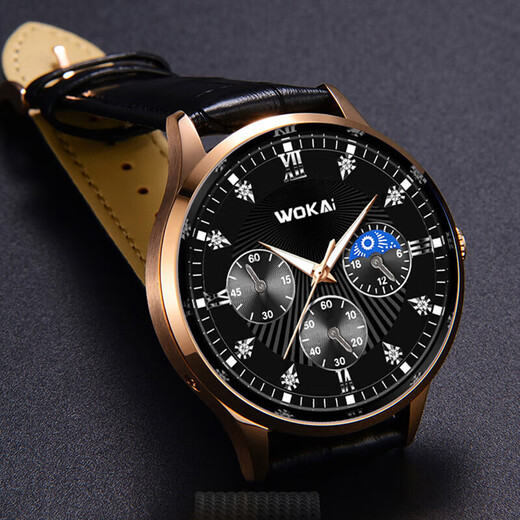 Genuine men's watch, high-end casual quartz watch, simple temperament, men's watch strap, high-looking Roman fashion watch, legion style