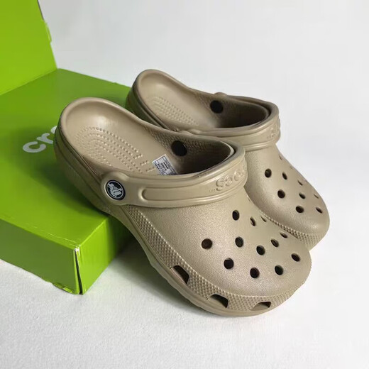 Crocs Crocs star hole shoes summer same style outdoor wading EVA anti-slip sandals for male and female stars star black 43