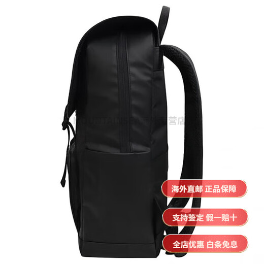 新秀丽（Samsonite）字母徽标大容量商务休闲旅行 织物 书包背包双肩包 常规 男款 黑 基础装(包+吊牌)