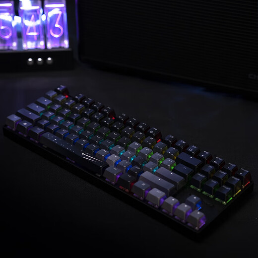 CHERRY樱桃 MX8.2 Xaga曜石 无线键盘 蓝牙三模机械键盘 兼容MAC系统 MX8.2-白色茶轴-送军火箱
