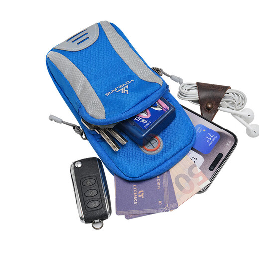 YINGLANG running mobile phone arm bag outdoor mobile phone bag unisex arm strap sports mobile phone arm sleeve wrist bag shoulder bag red