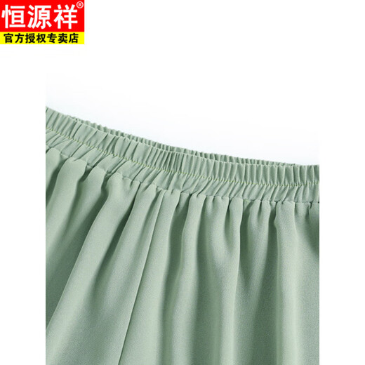 Hengyuanxiang Mama m ma Sommeranzug Set 2025 Neue große Größe mittleren und älteren Frauen Kurzarmdelme modische und modische Chiffon-T-Shirt 826 Red (Set) 2XL empfohlen 110-125jin [Jin entspricht 0,5 kg]