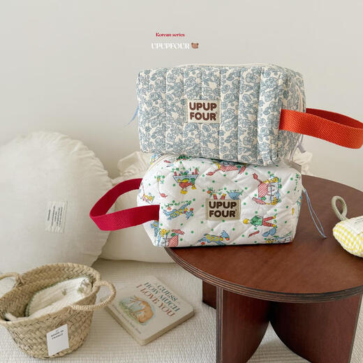 Sanqi Tiger Windel Aufbewahrungsbaby Kleidung Bag Quilted Flasche Mutter Karren Hangbeutel Aufbewahrungstasche Elf Stadt