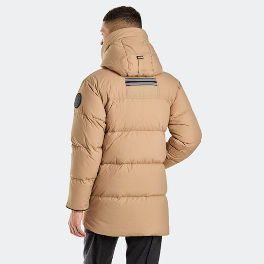 加拿大鹅（Canada Goose）Lawrence 男士黑标羽绒服派克大衣大鹅羽绒服 2801MB 1483 沙漠色 L