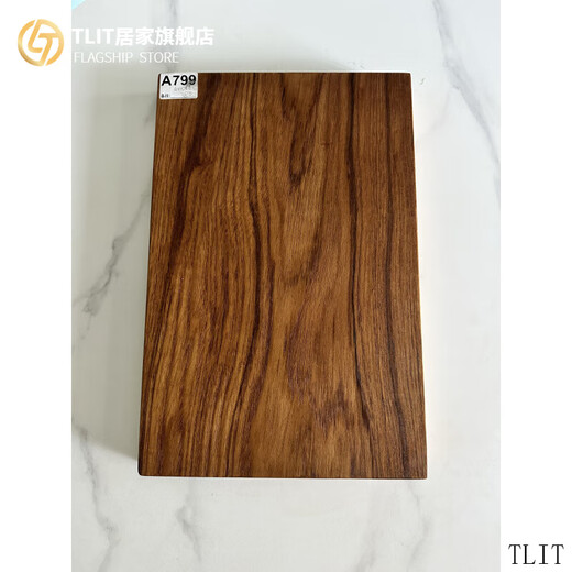 TLIT柚木实木菜板高档整木切菜板缅甸野生特级老料柚木菜板面板精品无 694号45×32.6×3.3c/m