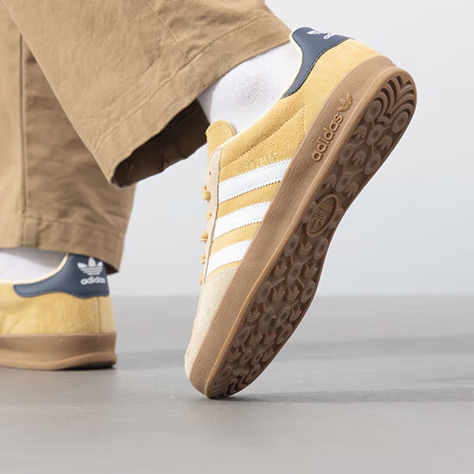阿迪达斯（adidas）三叶草男女鞋2025春季新款GAZELLE INDOOR运动休闲鞋JH5403 JI3523 39