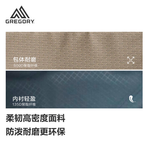 GREGORY Gregory Outdoor Travel Bag 25/50L Large Capacity Camping Equipment Downhill Bag Storage Dirty Resistant Waterproof 53J