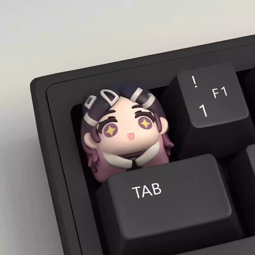 Zhiku Fearless Contract Keycap Peripheral Sage Dusk Butterfly Game Nanny Keycap Resin Mechanical Keyboard Personalized Customized Hatsune Miku Keycap 1