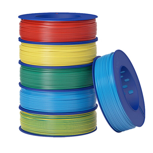 Chnt zhengtai (chnt) chnt chnt copper core draht bv15254 flammhemmender nationaler Standard BVR6 Weichdraht Lose Scher ZC-BV1.5 Quadratische Hartdrahtblau (10 Meter) _Required