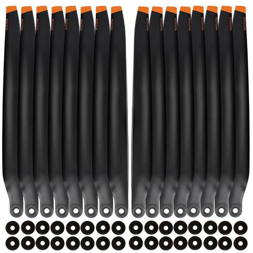 DJI T70 T70P T100 Blade 6223 Voller Satz von Kohlefaser-Propeller-Schutzdroonen-Zubehör Originalmaterial [Schwarzes Kohlefasermodell] Freie Dichtung R6223-CW+CCW-2-Paare (4 Teile)
